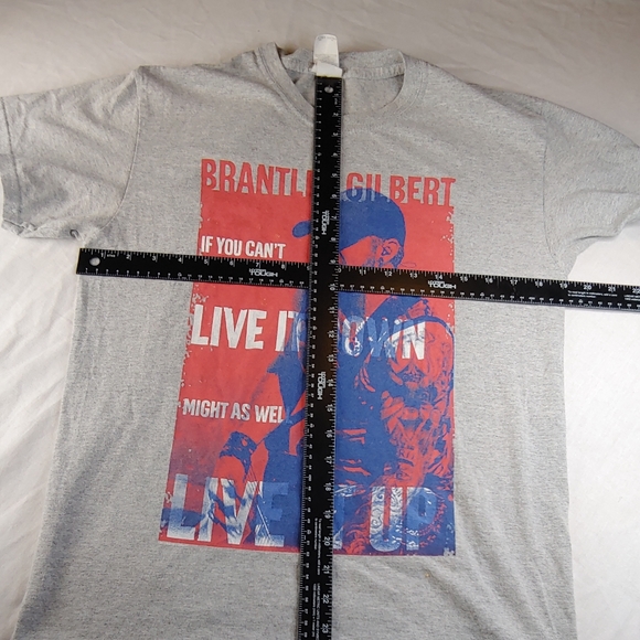 Brantley Gilbert 2016 Blackout Tour If You Can't Live It Down, Live It Up Medium - Picture 3 of 10